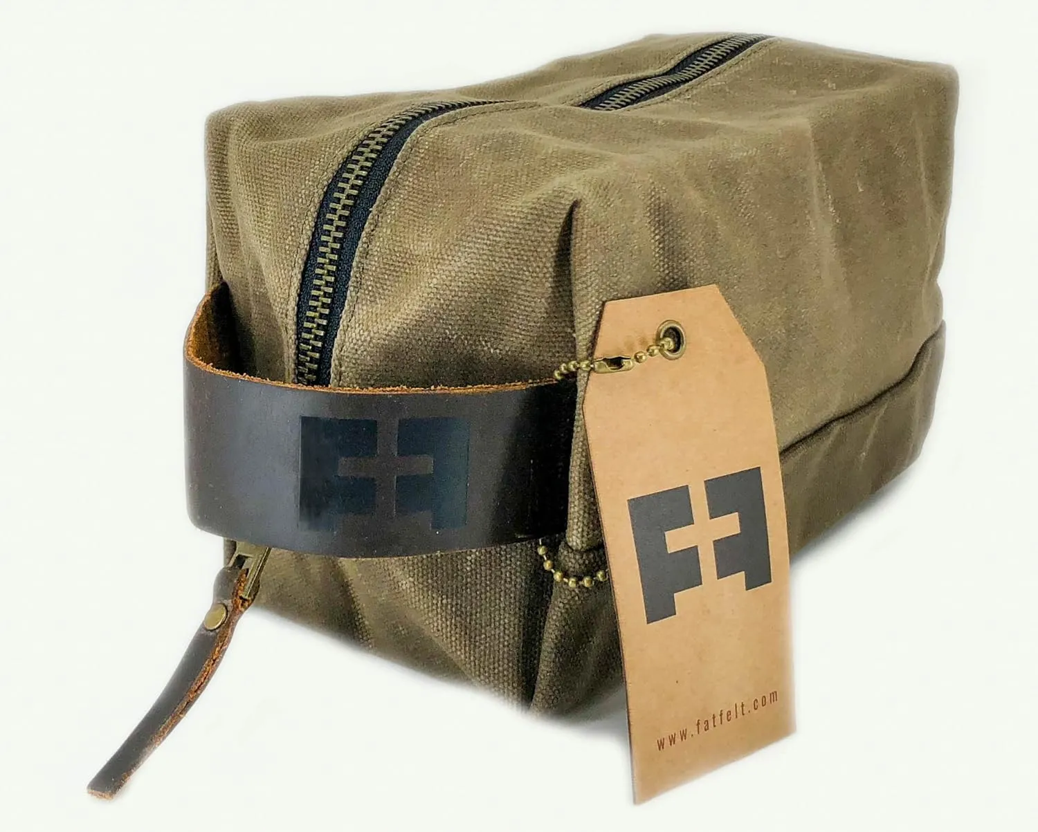 Durable Waxed Canvas DOPP KIT for Everyday Adventures