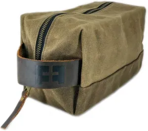Durable Waxed Canvas DOPP KIT for Everyday Adventures
