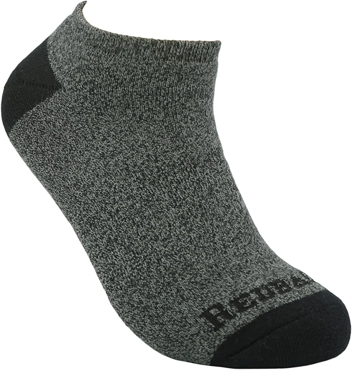Everyday Bamboo No Show Sock, Heather Grey, One Size, (BAMLS)