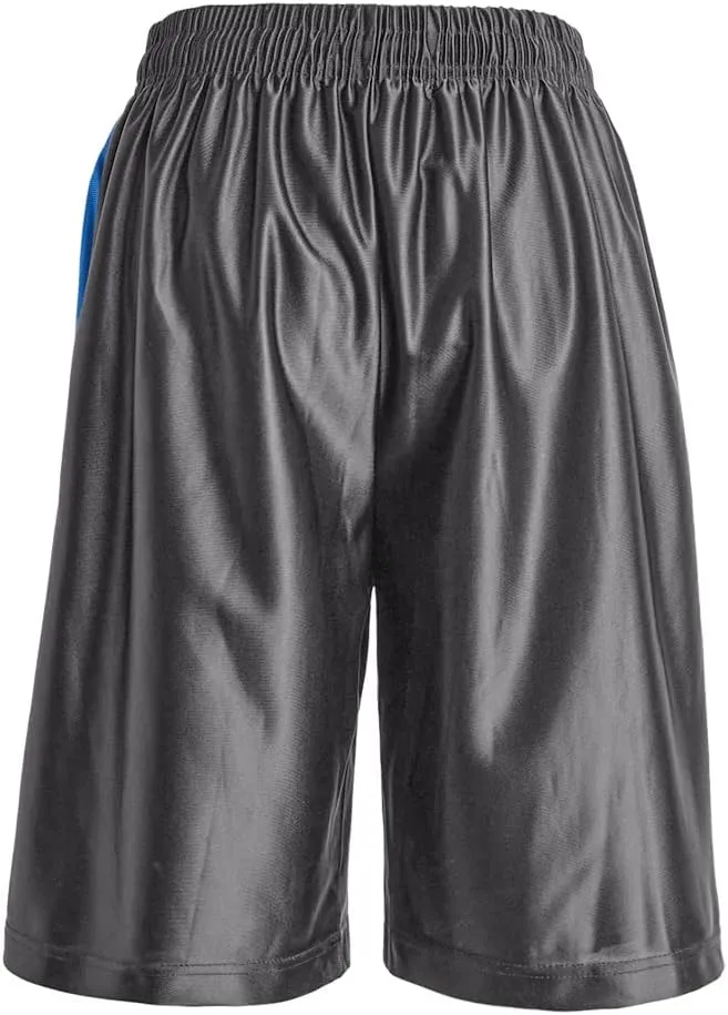 Facitisu Men Basketball Shorts Athletic Quick Dry Gym Activewear Lightweight Shorts with Pocket