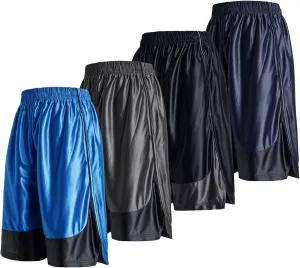 Facitisu Men Basketball Shorts Athletic Quick Dry Gym Activewear Lightweight Shorts with Pocket