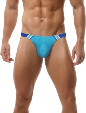 FEOYA Men's Swim Beach Briefs Low Rise Swimming Briefs Sexy Pouch Thong Swimsuit Quick Dry Briefs Bathing Suit Swimwear