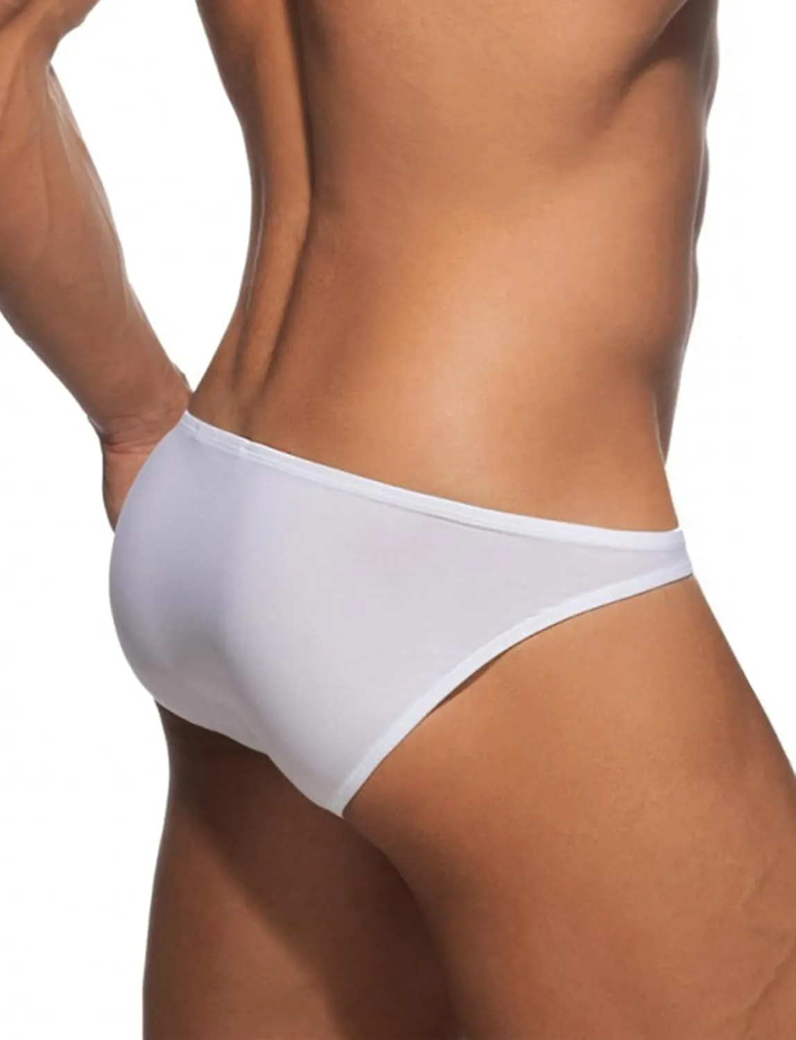 FEOYA Men's Swim Beach Briefs Low Rise Swimming Briefs Sexy Pouch Thong Swimsuit Quick Dry Briefs Bathing Suit Swimwear