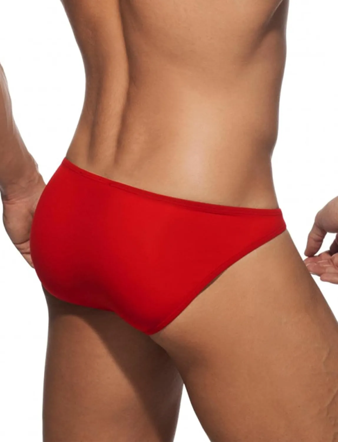 FEOYA Men's Swim Beach Briefs Low Rise Swimming Briefs Sexy Pouch Thong Swimsuit Quick Dry Briefs Bathing Suit Swimwear