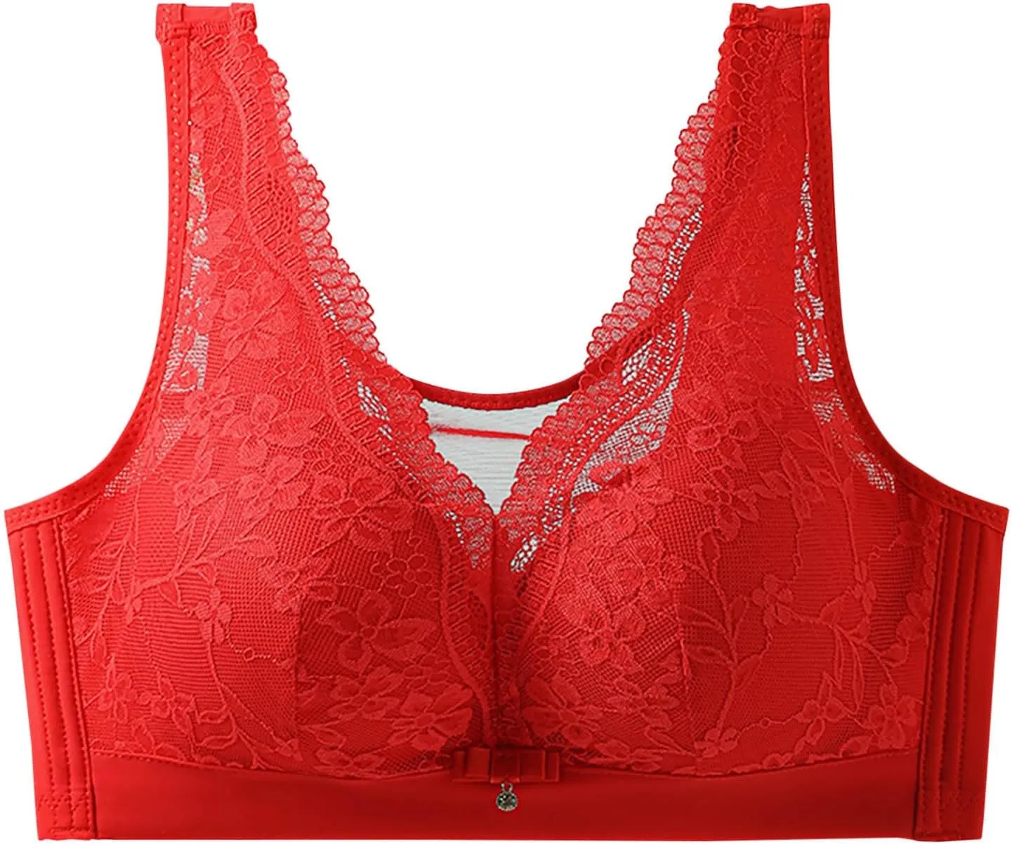 Floral Lace Bralette for Women Sexy Comfy Breathable Mesh Quick Dry Underwear Casual Fashion Solid Color Push Up Bra
