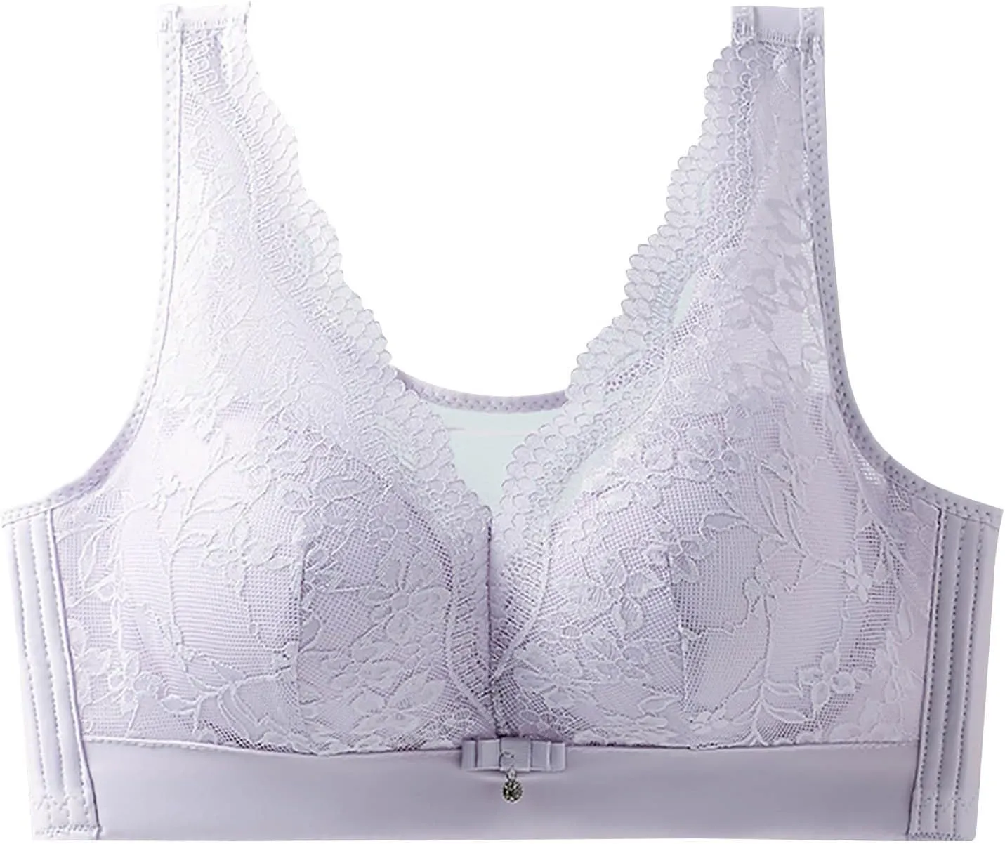 Floral Lace Bralette for Women Sexy Comfy Breathable Mesh Quick Dry Underwear Casual Fashion Solid Color Push Up Bra