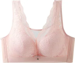 Floral Lace Bralette for Women Sexy Comfy Breathable Mesh Quick Dry Underwear Casual Fashion Solid Color Push Up Bra