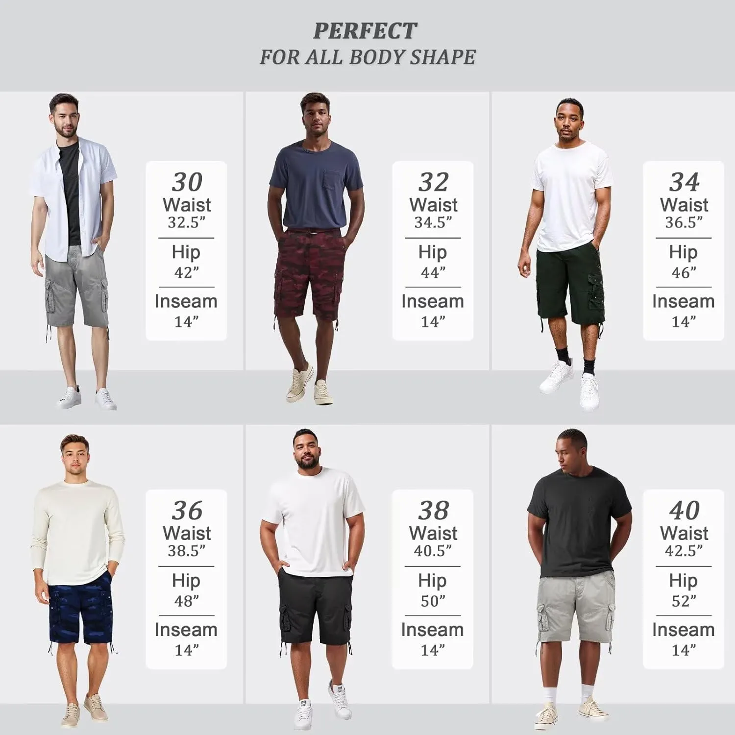 Fried-Denim Mens Everyday Poplin Belted Cargo Fairfax Shorts