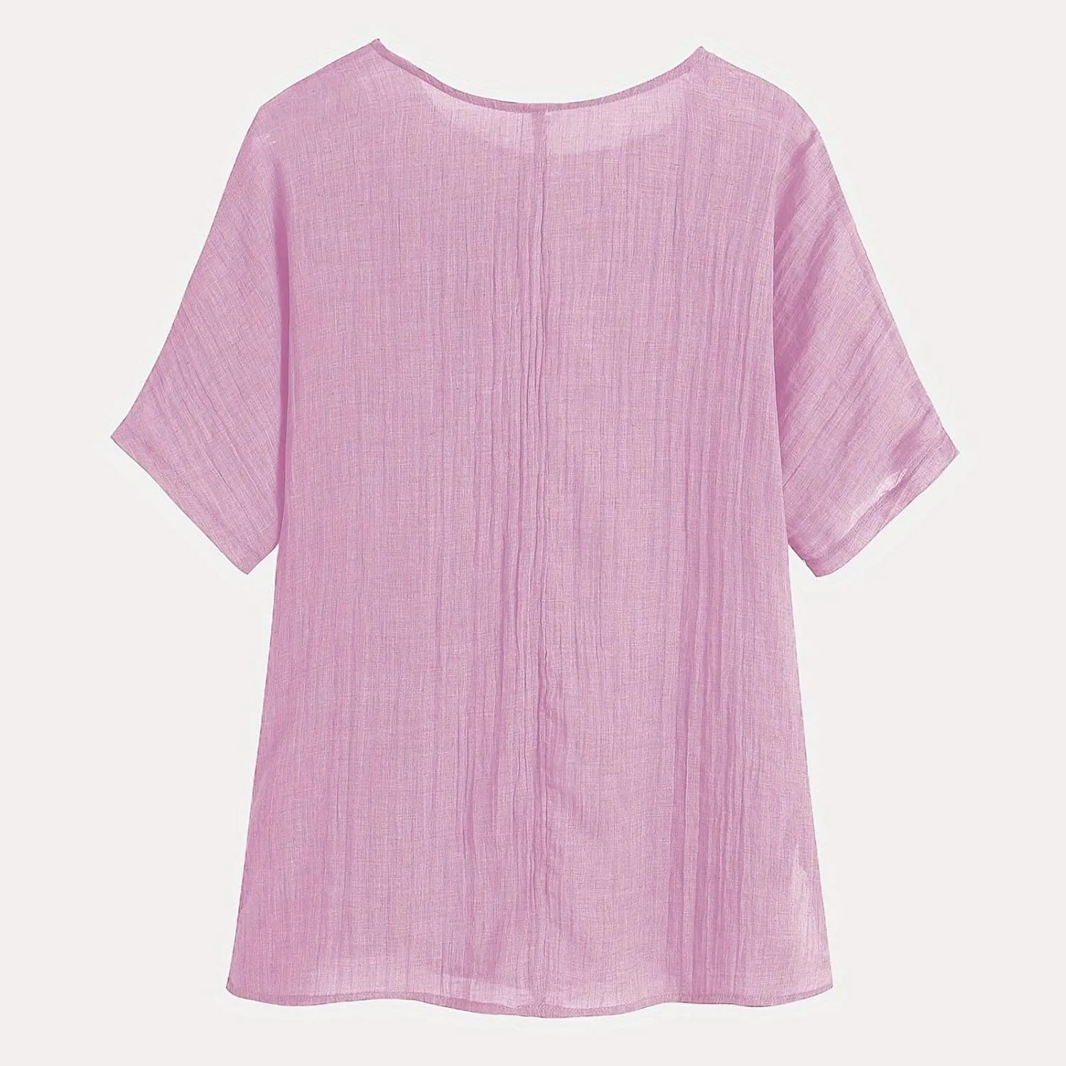 FZYLQY Summer Tunic Tops for Women Lightweight Comfy Tees Dragonfly Trendy Blouses Plus Size Linen 3/4 Length Sleeve Clothes