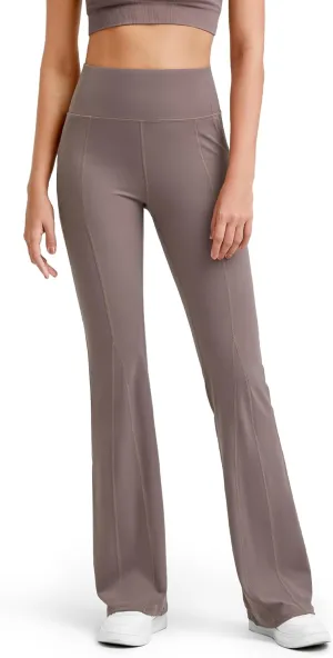 G4Free BareFeel Flare Yoga Pants Women High Waisted Flared Leggings with Pockets Casual Bootcut Pants Petite/Regular/Tall