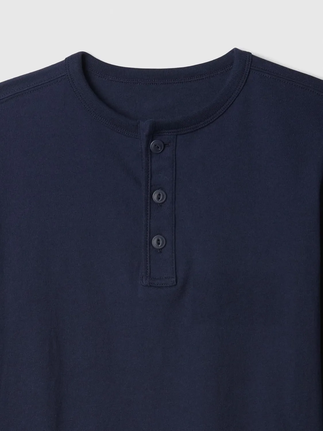 GAP Boys' Long Sleeve Everyday Soft Henley