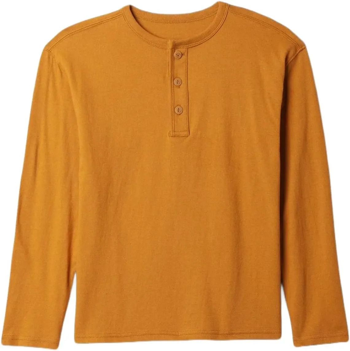 GAP Boys' Long Sleeve Everyday Soft Henley