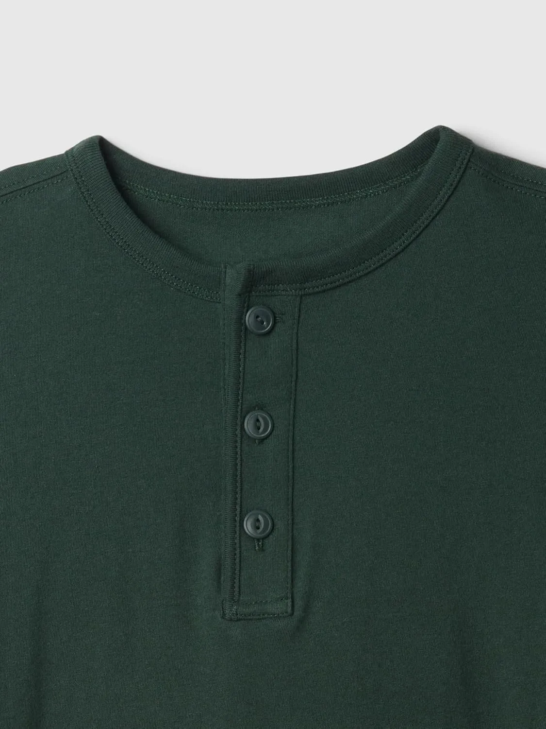 GAP Boys' Long Sleeve Everyday Soft Henley