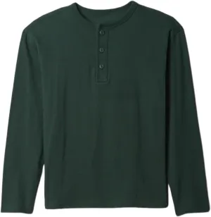 GAP Boys' Long Sleeve Everyday Soft Henley