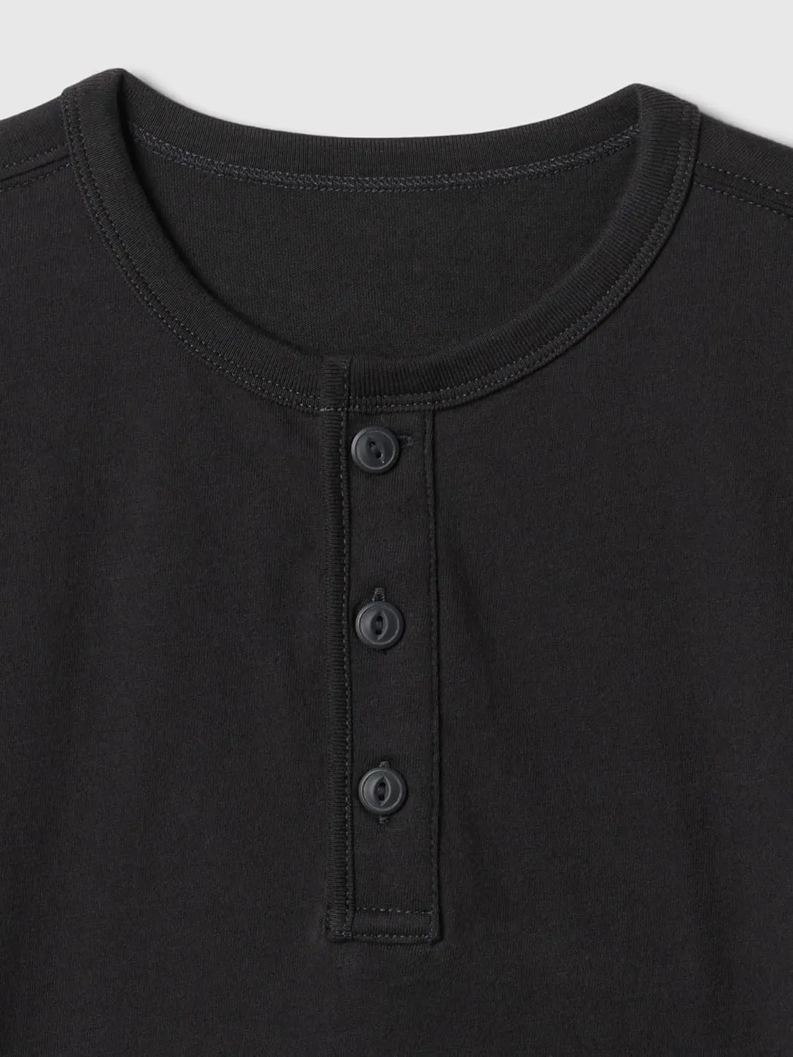 GAP Boys' Long Sleeve Everyday Soft Henley