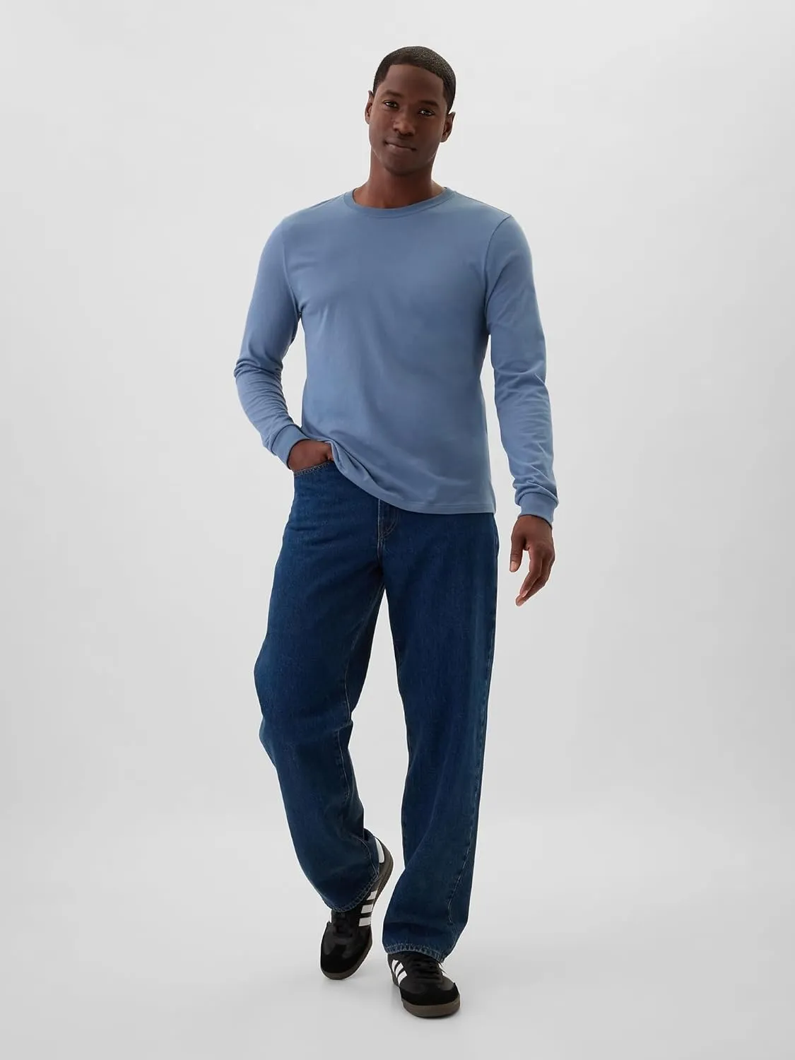 GAP Men's Long Sleeve Everyday Soft T-Shirt