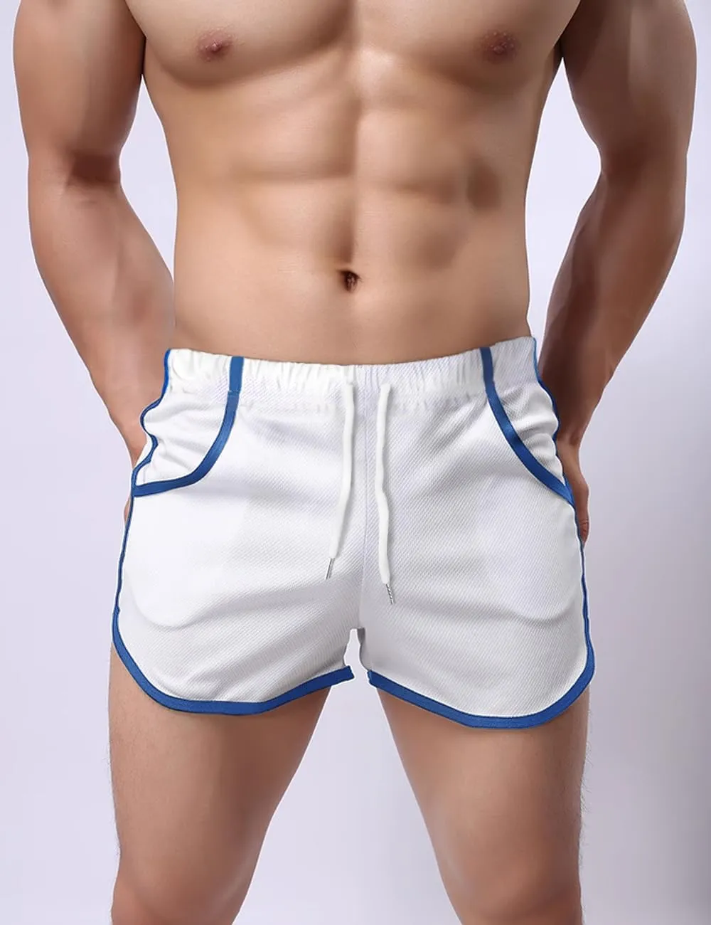 GYMAPE Men's Mesh Athletic Shorts for Workout Running Quick Dry Lightweight