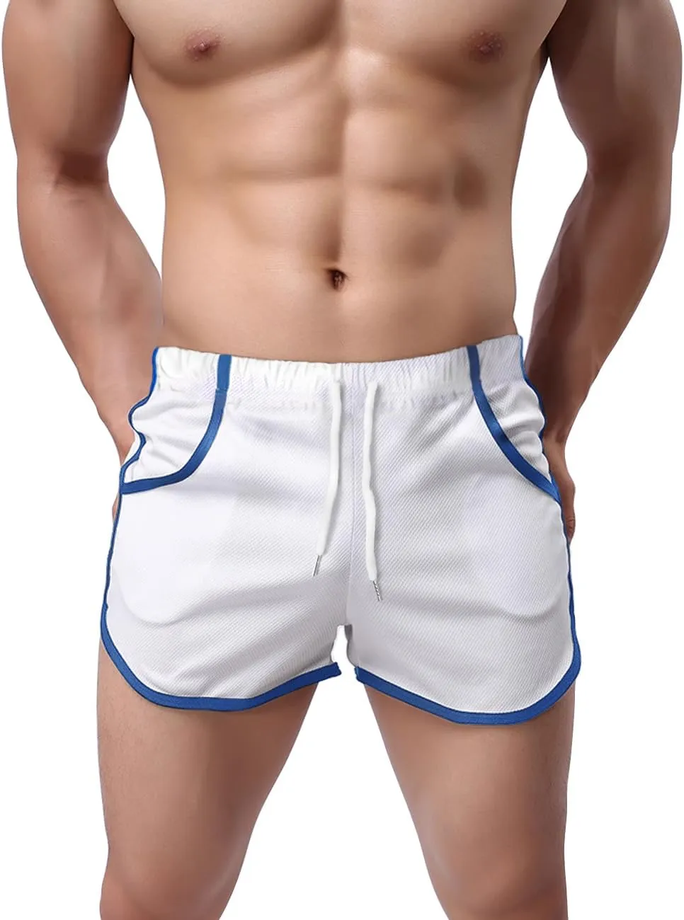 GYMAPE Men's Mesh Athletic Shorts for Workout Running Quick Dry Lightweight