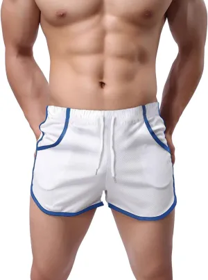 GYMAPE Men's Mesh Athletic Shorts for Workout Running Quick Dry Lightweight