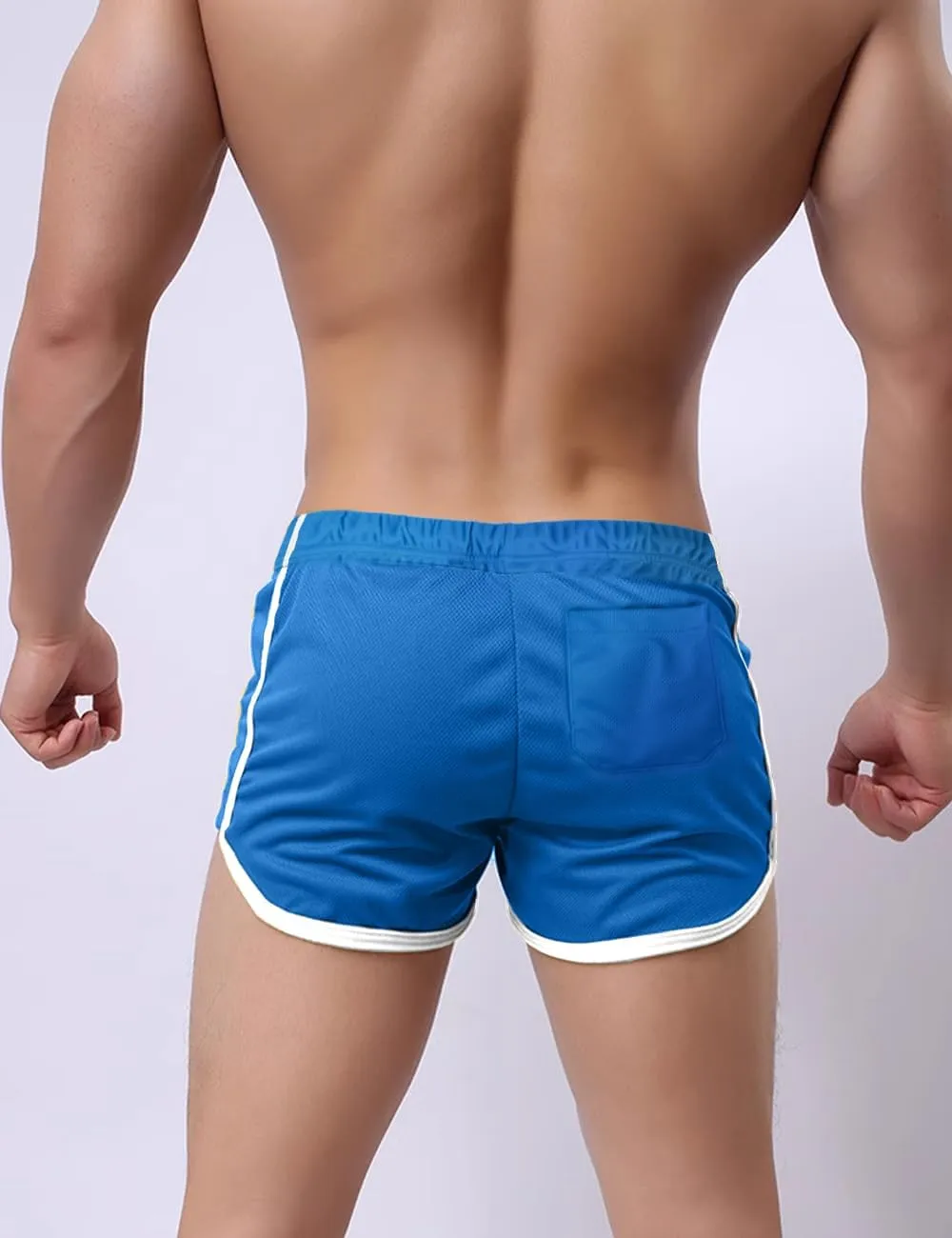 GYMAPE Men's Mesh Athletic Shorts for Workout Running Quick Dry Lightweight