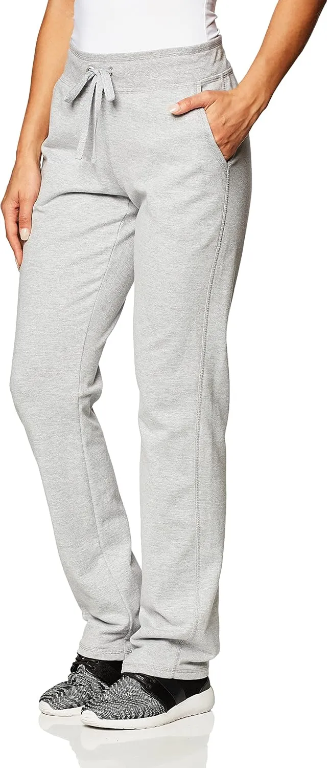 Hanes French Terry, Pocket Lounge Pants for Women, Lighter-Than-Fleece Loungewear