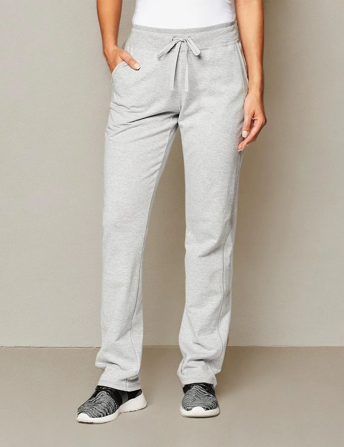 Hanes French Terry, Pocket Lounge Pants for Women, Lighter-Than-Fleece Loungewear