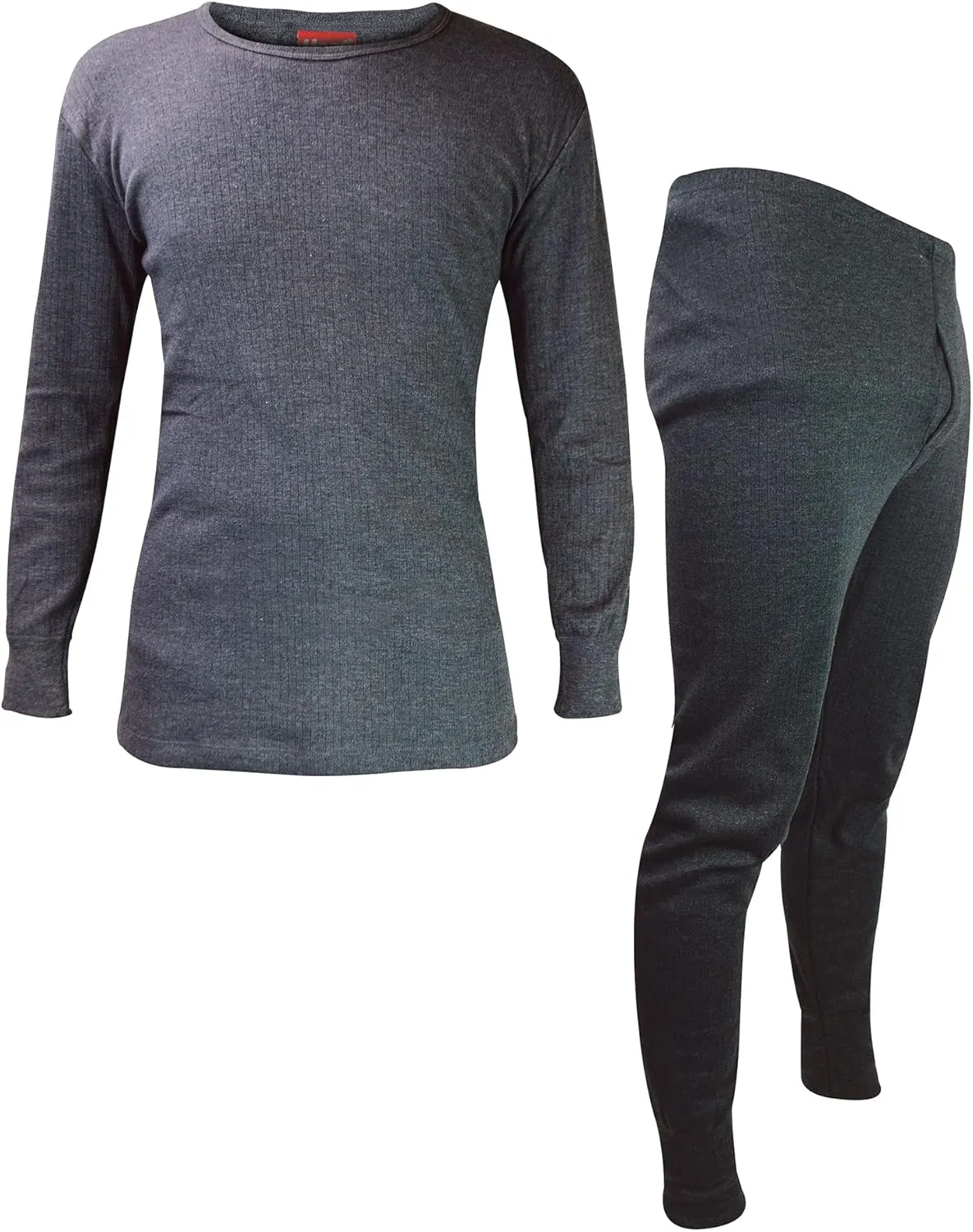 HEAT HOLDERS Mens Thermal Underwear Set Winter Long Sleeve Top & Long Johns