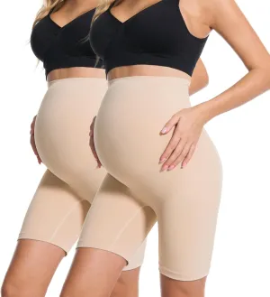 HOFISH Women’s Maternity Underwear High Waist Seamless & Supportive Pregnancy Shapewear Over Bump