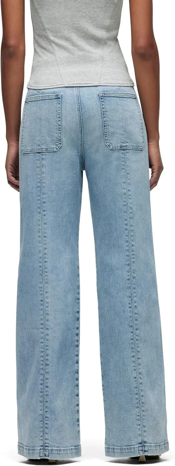 HUDSON Women's Tie Waist Wide Leg Trouser