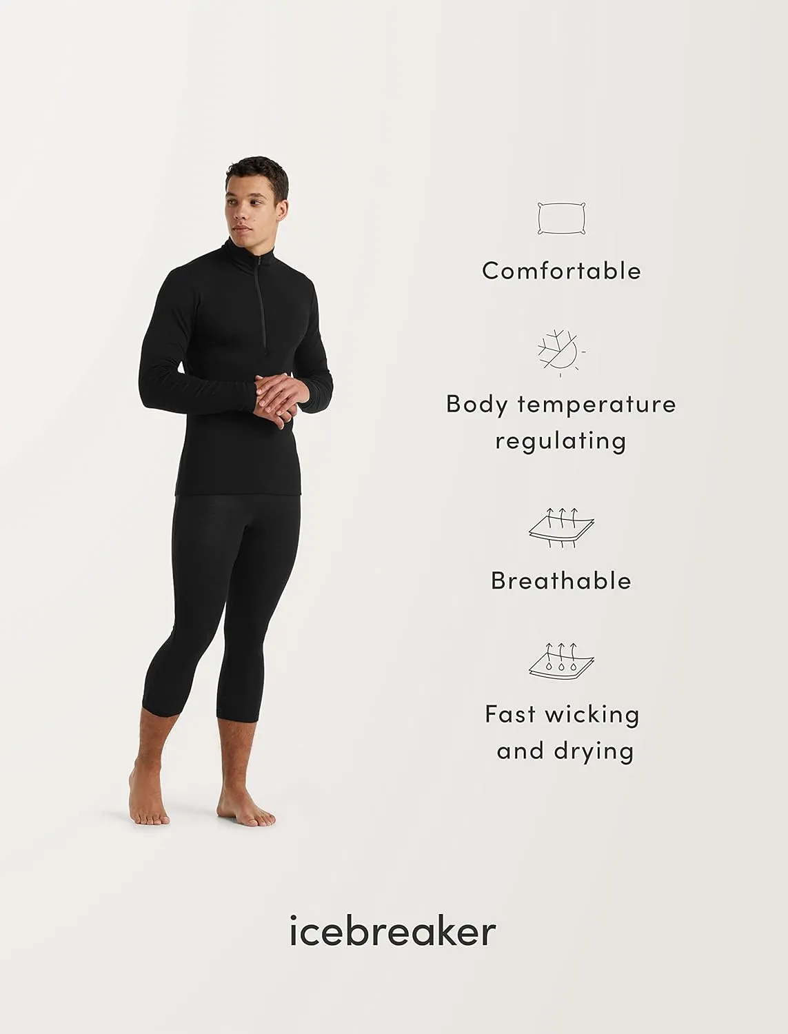 Icebreaker Merino Men's Merino 175 Everyday Ls Half Zip
