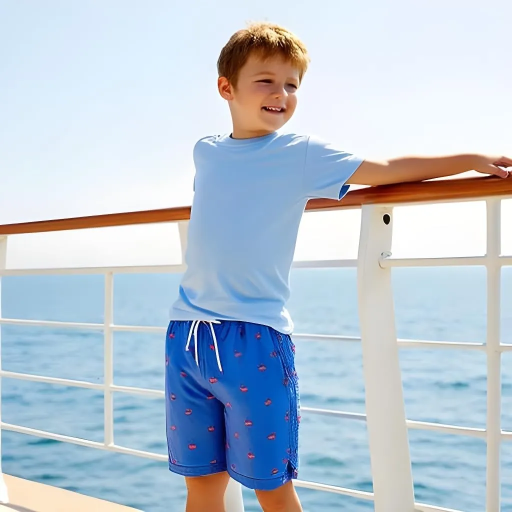 INGEAR Little Boys Quick Dry Beach Board Shorts Kids Swim Trunk Swimsuit Beach Shorts Swim Trunk for Boys