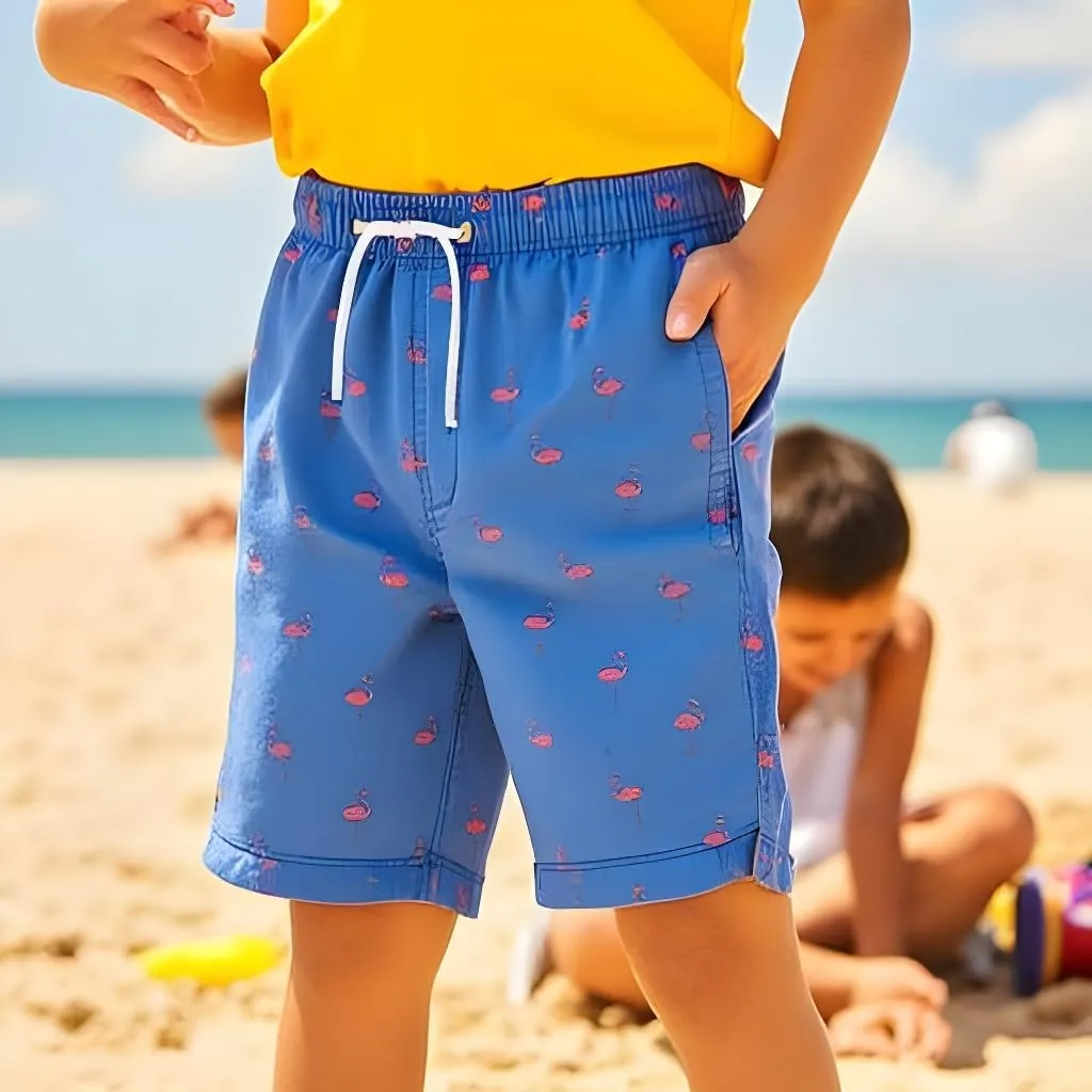 INGEAR Little Boys Quick Dry Beach Board Shorts Kids Swim Trunk Swimsuit Beach Shorts Swim Trunk for Boys