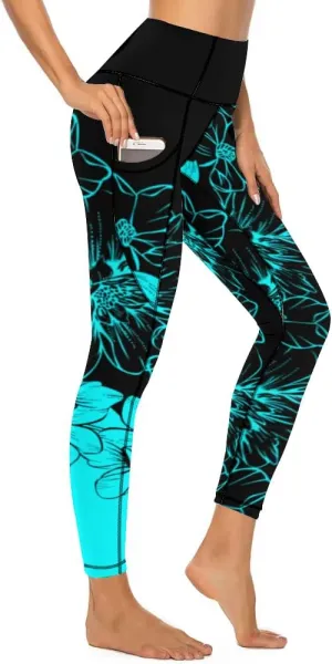 KevaMolly Women's Workout Leggings with Pockets - Thick, High-Waist, 4-Way Stretch Running Yoga Pants