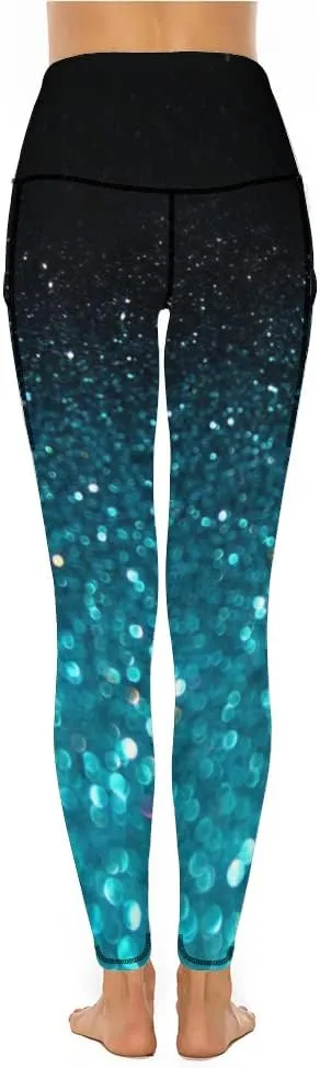 KevaMolly Women's Workout Leggings with Pockets - Thick, High-Waist, 4-Way Stretch Running Yoga Pants