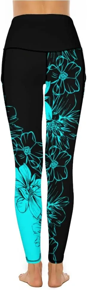 KevaMolly Women's Workout Leggings with Pockets - Thick, High-Waist, 4-Way Stretch Running Yoga Pants