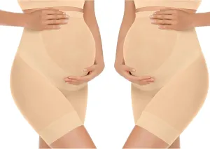 KIM S Shape Your Bump Seamless Maternity Shapewear for Dress, Pregnancy Postpartum Prevent Chafing Support-Underwear