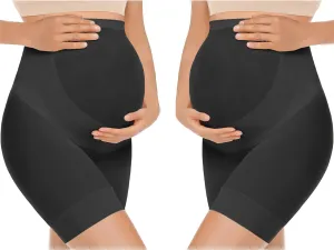 KIM S Shape Your Bump Seamless Maternity Shapewear for Dress, Pregnancy Postpartum Prevent Chafing Support-Underwear