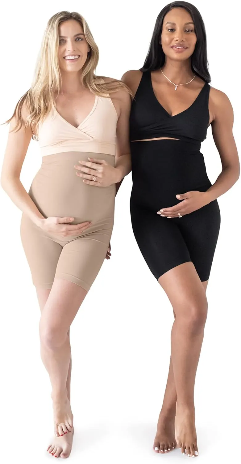 Kindred Bravely Bamboo Seamless No Rub Maternity Shorts 2 Pack