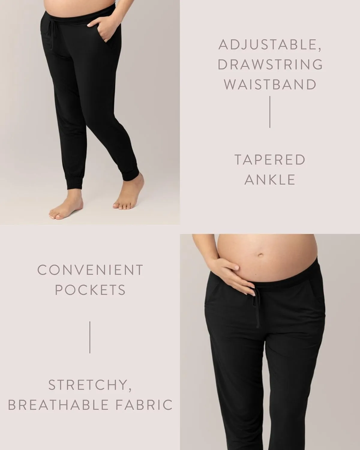 Kindred Bravely Everyday Maternity Joggers, Lounge Pants for Pregnancy