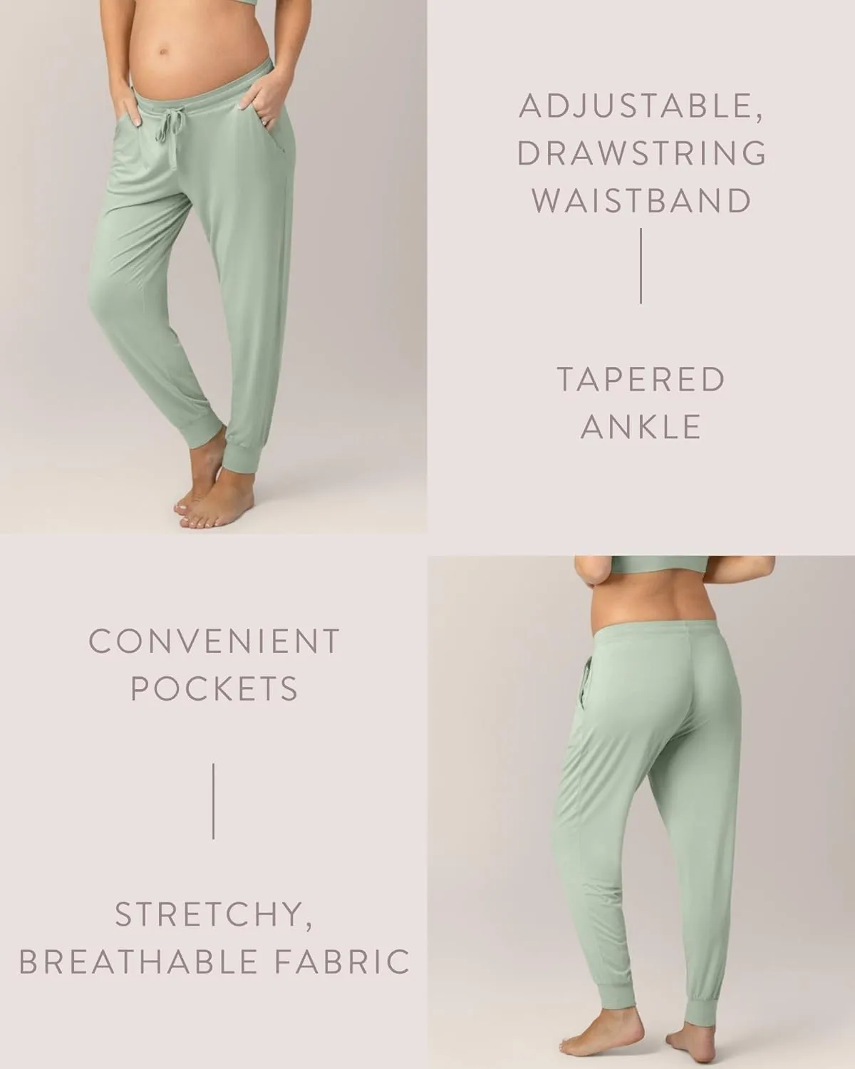 Kindred Bravely Everyday Maternity Joggers, Lounge Pants for Pregnancy