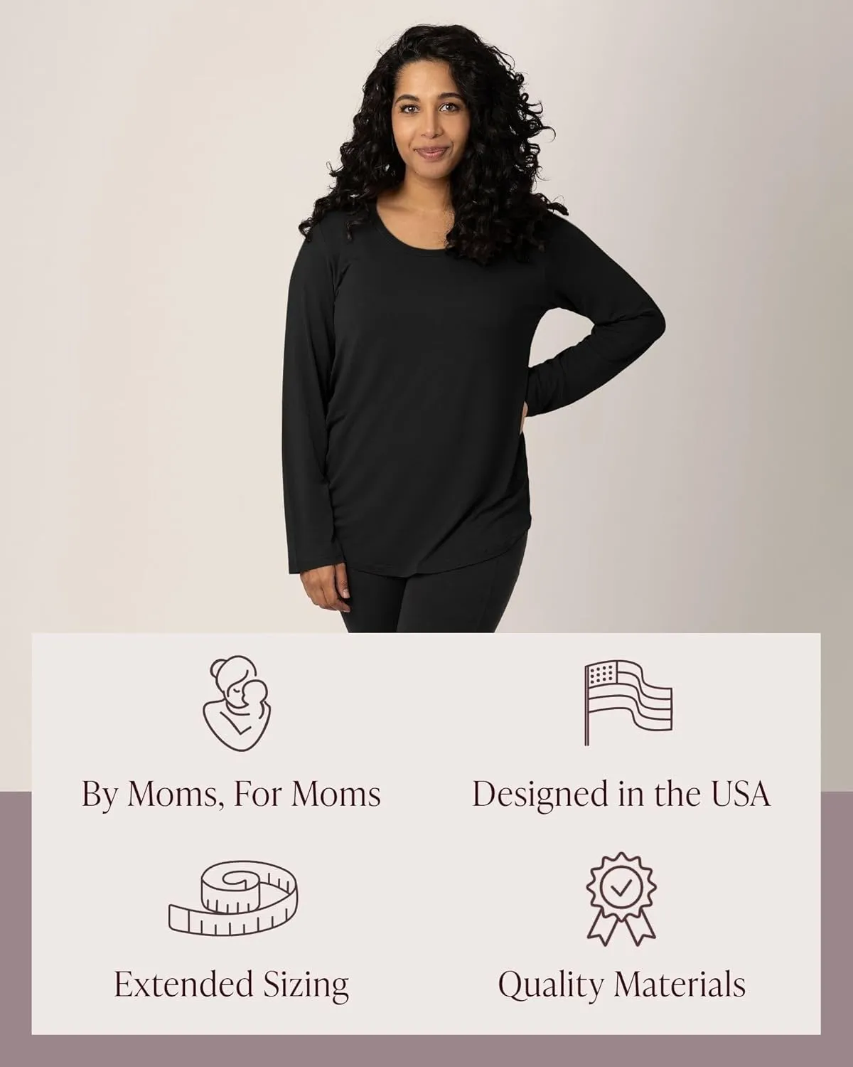 Kindred Bravely Everyday Nursing & Maternity Long Sleeve T-Shirt