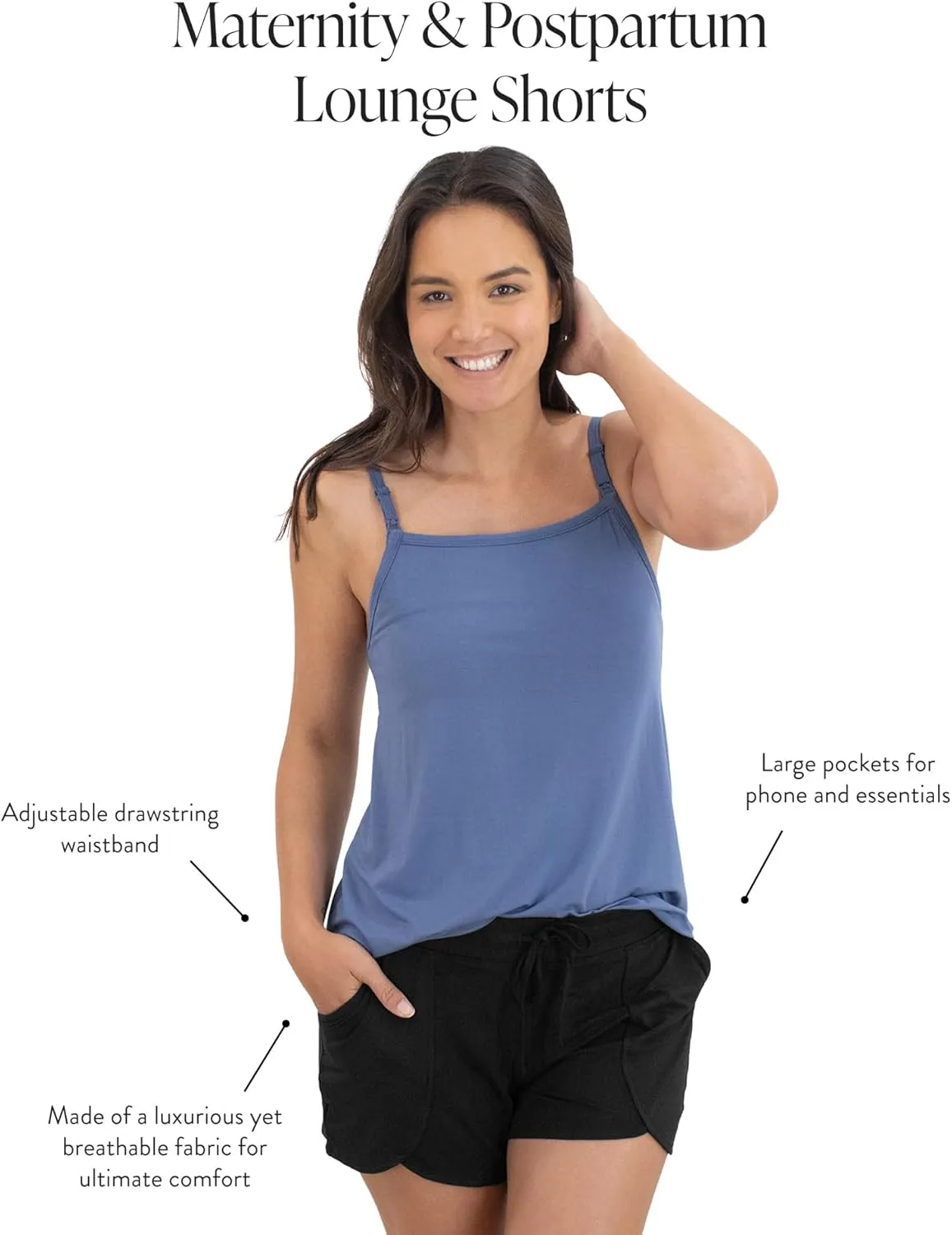Kindred Bravely Maternity & Postpartum Lounge Shorts Pajama Bottoms