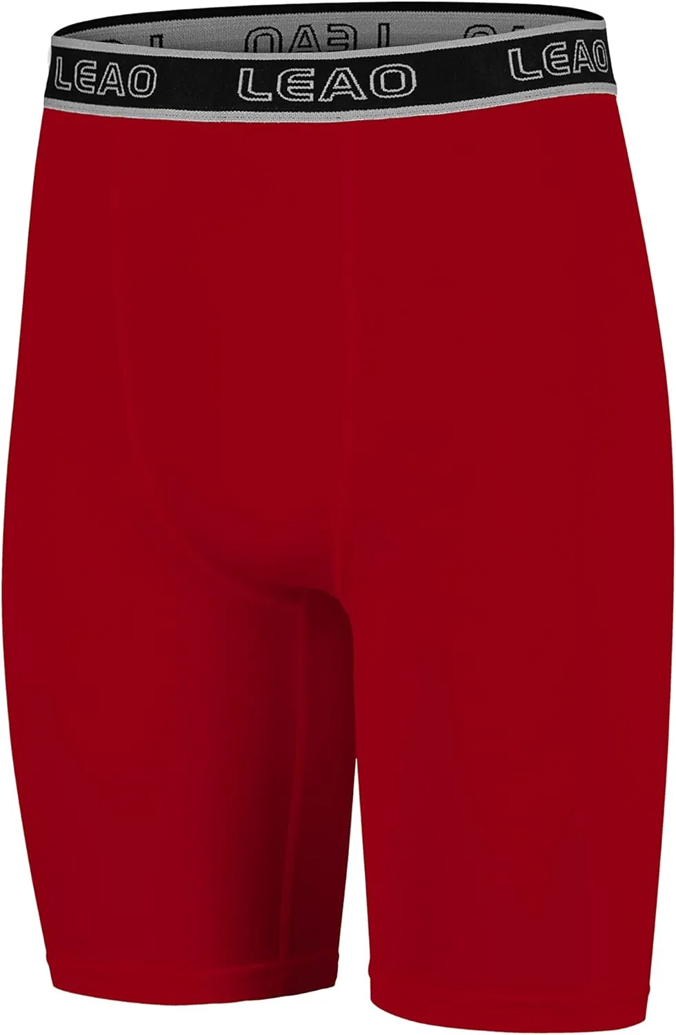 LEAO Youth Boys Compression Shorts 2-pack Performance Athletic Underwear Sports Boxer Briefs