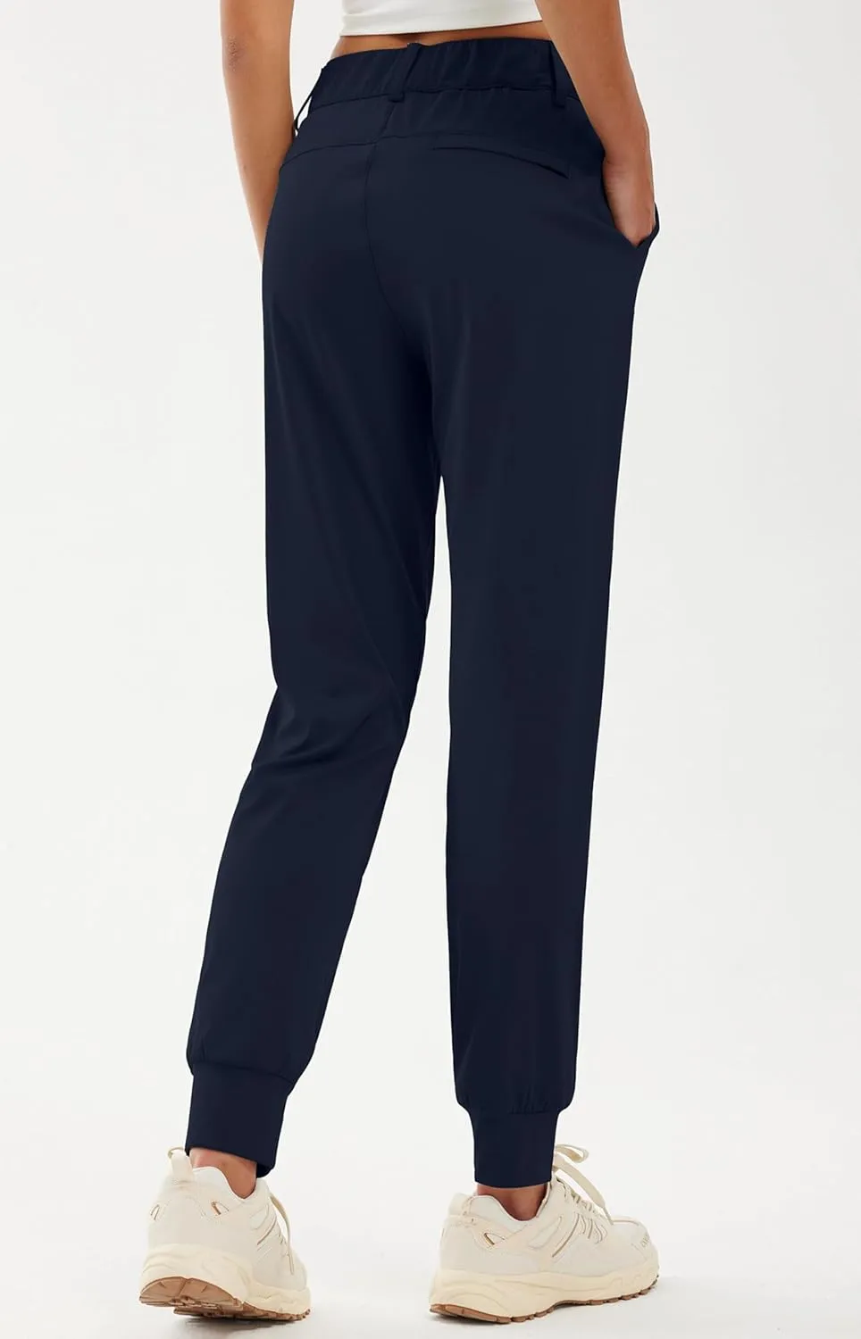 Libin Women's 4-Way Stretch Golf Joggers Pants with Pockets, Tapered Athletic Running Sweatpants, Work Dress Casual Slacks