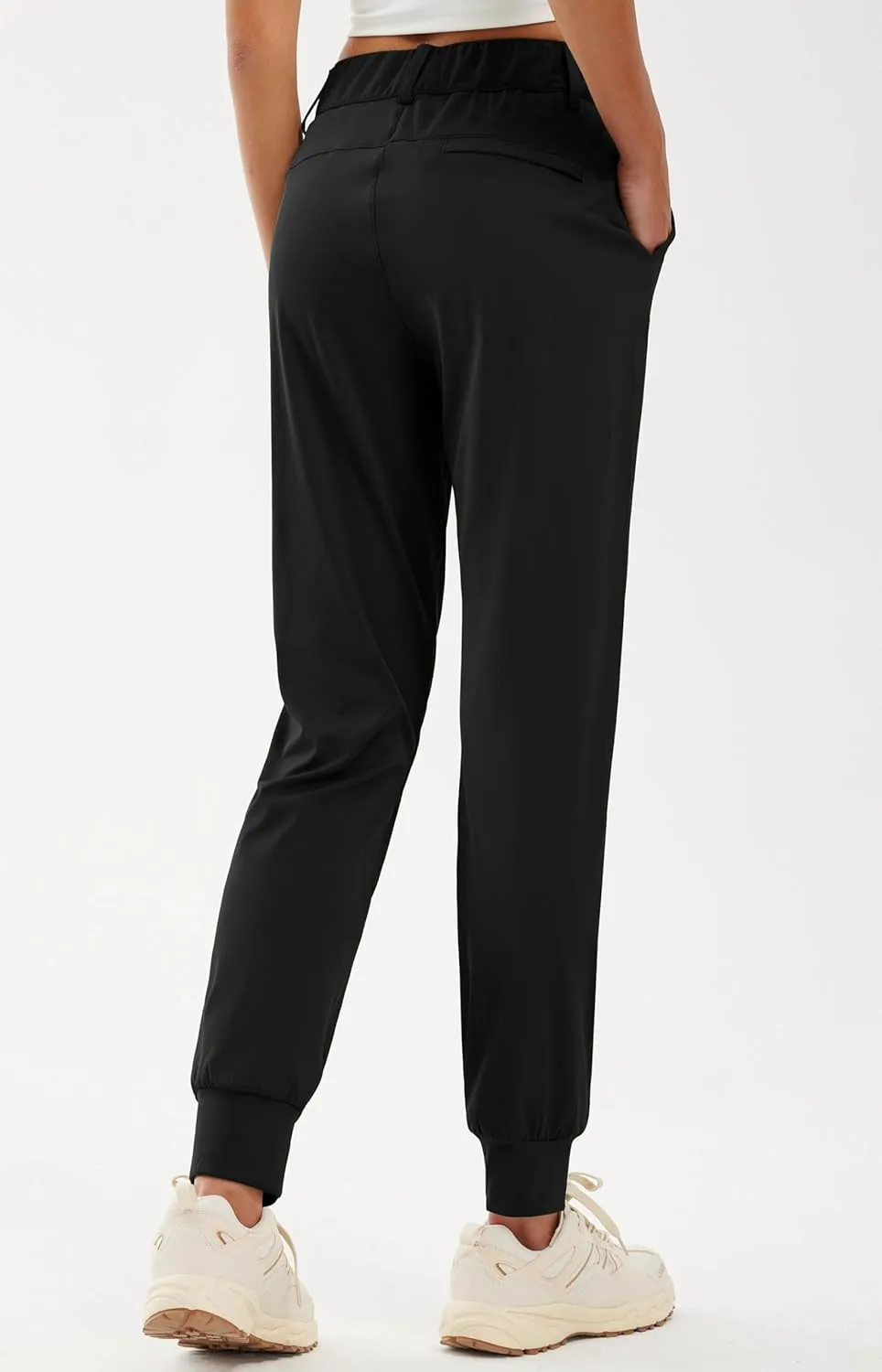 Libin Women's 4-Way Stretch Golf Joggers Pants with Pockets, Tapered Athletic Running Sweatpants, Work Dress Casual Slacks