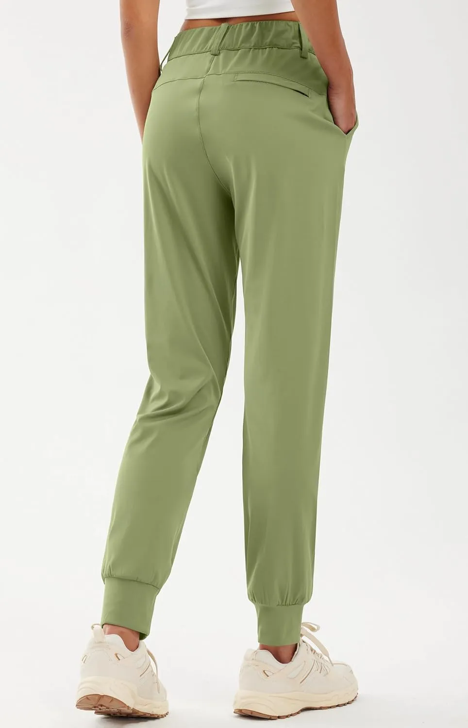 Libin Women's 4-Way Stretch Golf Joggers Pants with Pockets, Tapered Athletic Running Sweatpants, Work Dress Casual Slacks