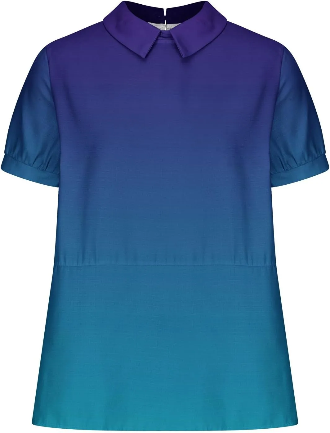 Linen Shirts for Women Summer Lightweight Short Sleeve Tunic Tshirts Cute Collared Tops Business Work Casual Blouses