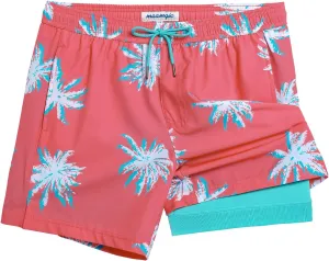 maamgic Mens 5 Inch Stretch Swimming Shorts Compression Liner Swim Trunks Swimwear Bathing Suits Beach Wear Swim Suits