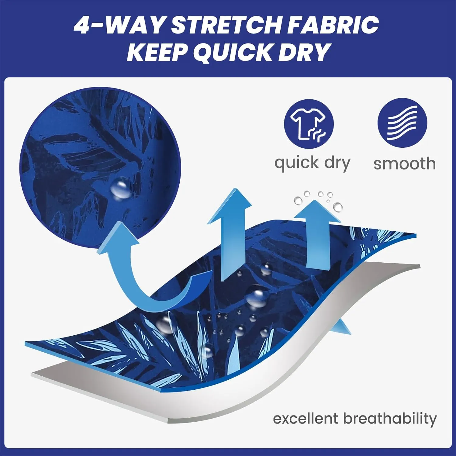 maamgic Mens 7" Stretch Swim Trunks Quick Dry Mesh Lining Swimwear Bathing Suits