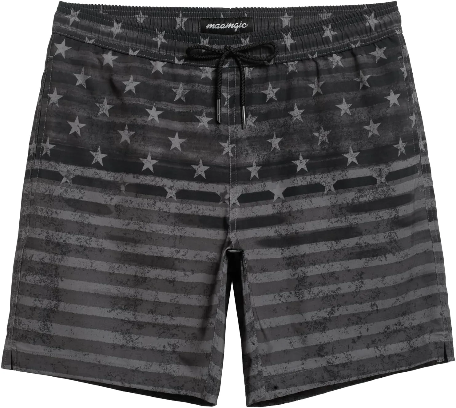 maamgic Mens 7" Stretch Swim Trunks Quick Dry Mesh Lining Swimwear Bathing Suits